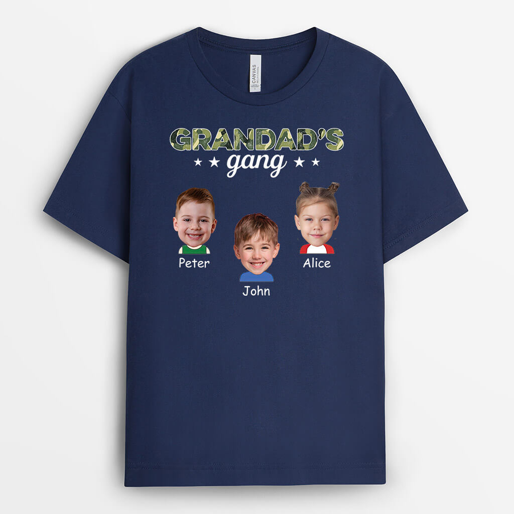 Personalised Daddy's Gang/Grandpa's Gang T-Shirt