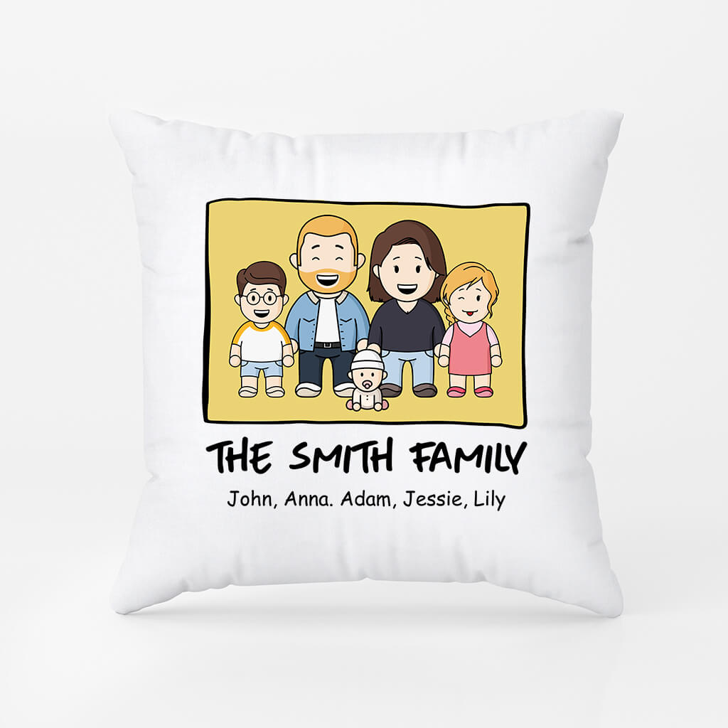 Personalised The Smith Family Pillow