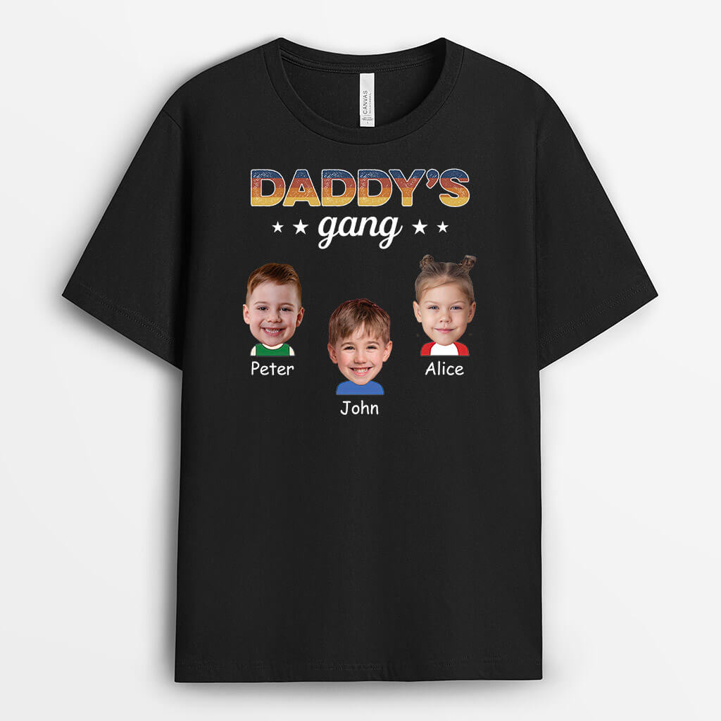 Personalised Daddy's Gang/Grandpa's Gang T-Shirt