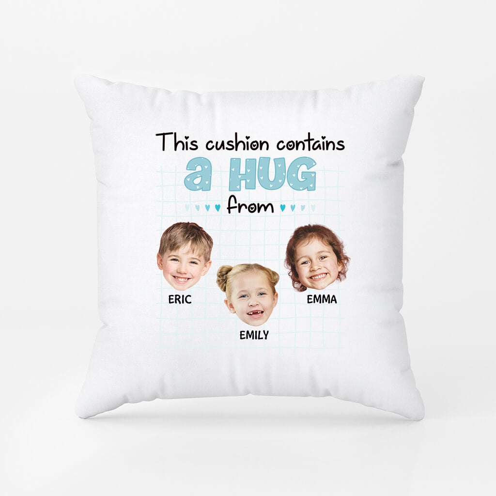 Personalised This Cushion Contain A Hug For Grandad