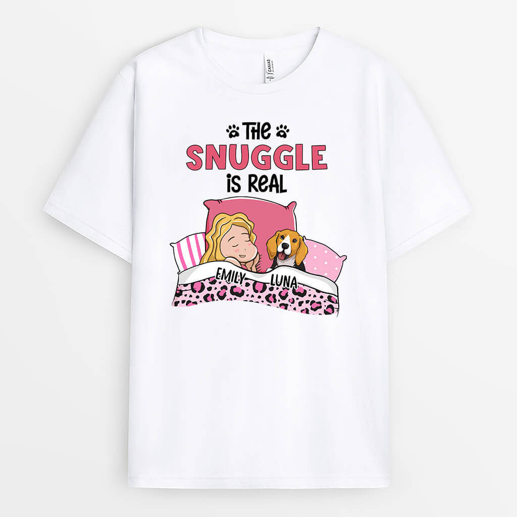 Personalised This Snuggle Is Real Sleepshirt T-Shirt