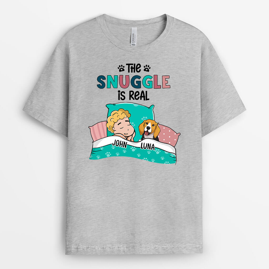 Personalised This Snuggle Is Real Sleepshirt T-Shirt