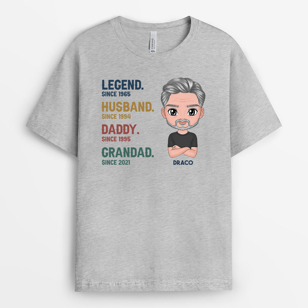 Legend - Personalised Gifts | T-shirts for Grandpa/Dad