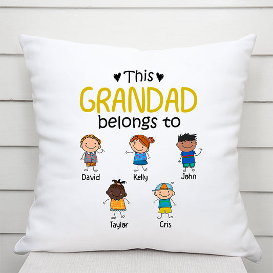 0014P320BUK3 Personalised T shirts gifts Kids Grandpa Dad