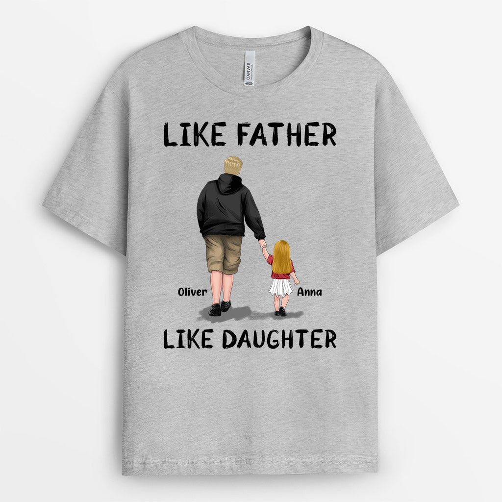 0061AUK1 Personalised T shirts Gifts Father Kid Dad