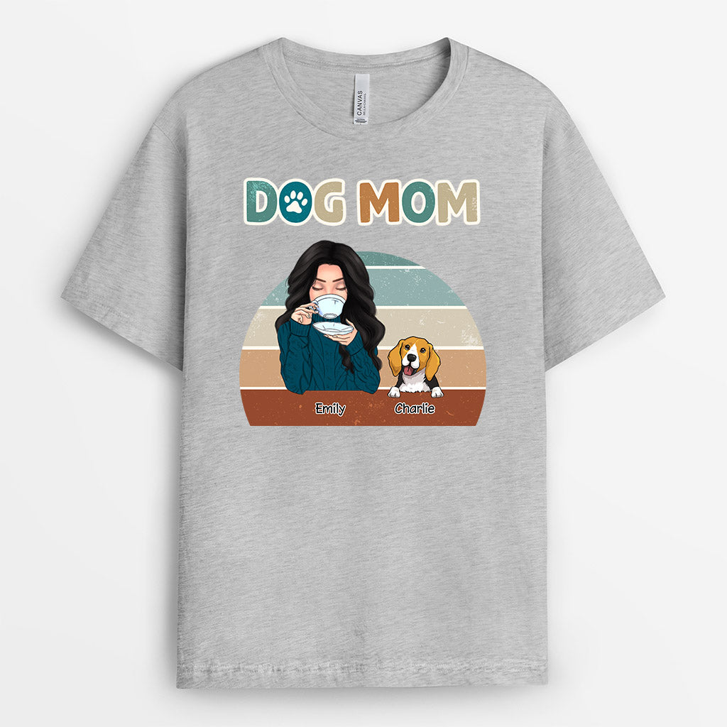 Dog Mom - Personalised Gifts | T-shirts for Dog Lovers