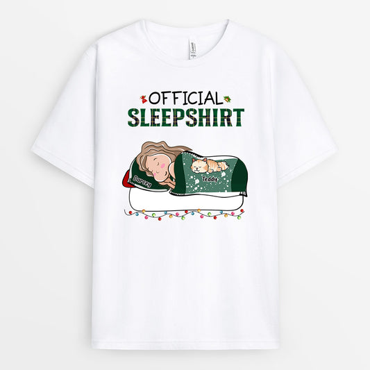 0099AUK2 Personalised T shirts Gifts Sleeping Cat Cat Lovers