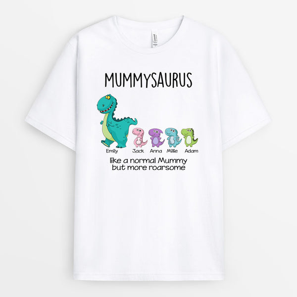 Personalised 'Mummysaurus' Stainless Steel Keyring - Custom Mum/Mummy Mother's Day Gift-435730