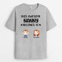 0141AUK1 Personalised T shirts gifts Kid Grandma Mom