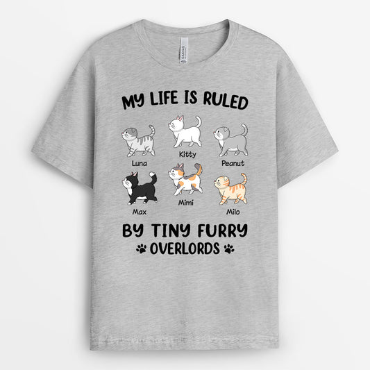 0147AUK1 Customised T shirts gifts Cat Lovers Text