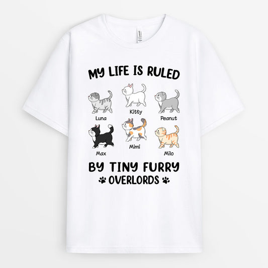 0147AUK2 Customised T shirts gifts Cat Lovers Text