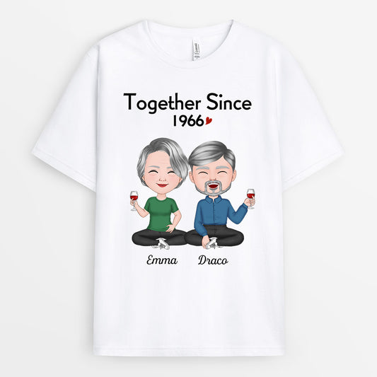 0176AUK1 Personalised T shirts Gifts Lovers Couples Lovers