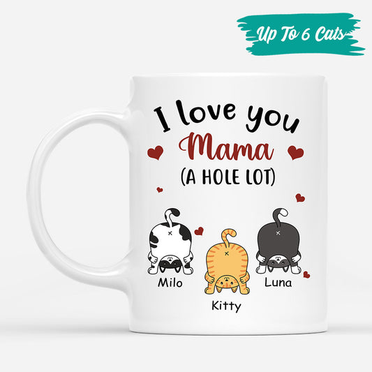 0185M140DUK2 Customised Mug gifts Cat Lovers