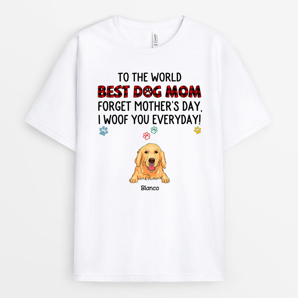 0193AUK1 Personalised T shirts presents Dog Lovers Text