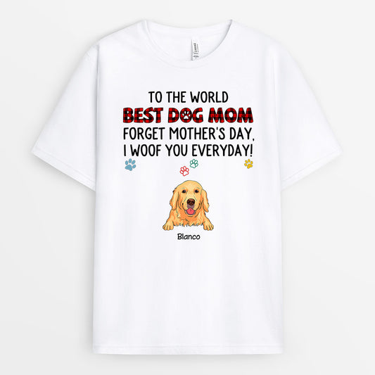 0193AUK1 Personalised T shirts presents Dog Lovers Text