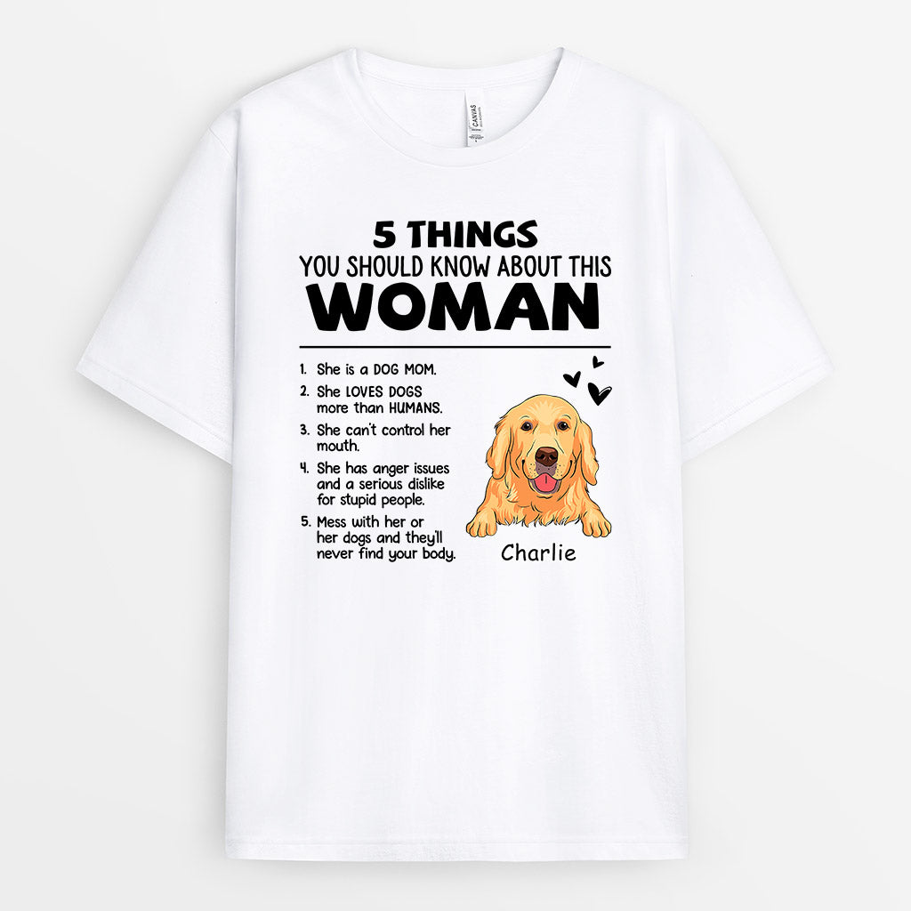 Five Things You Should Know About This Woman - Personalised Gifts | T-shirts for Dog Lovers