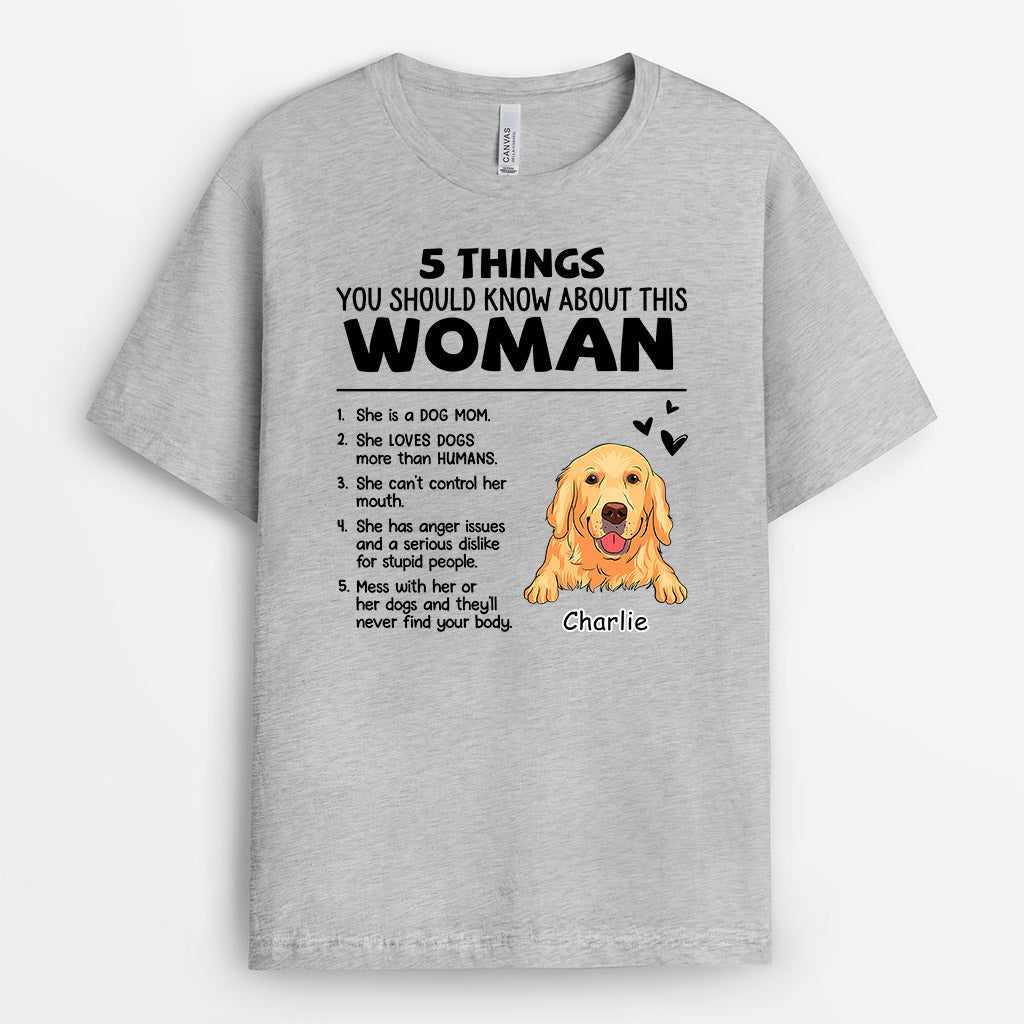 Five Things You Should Know About This Woman - Personalised Gifts | T-shirts for Dog Lovers