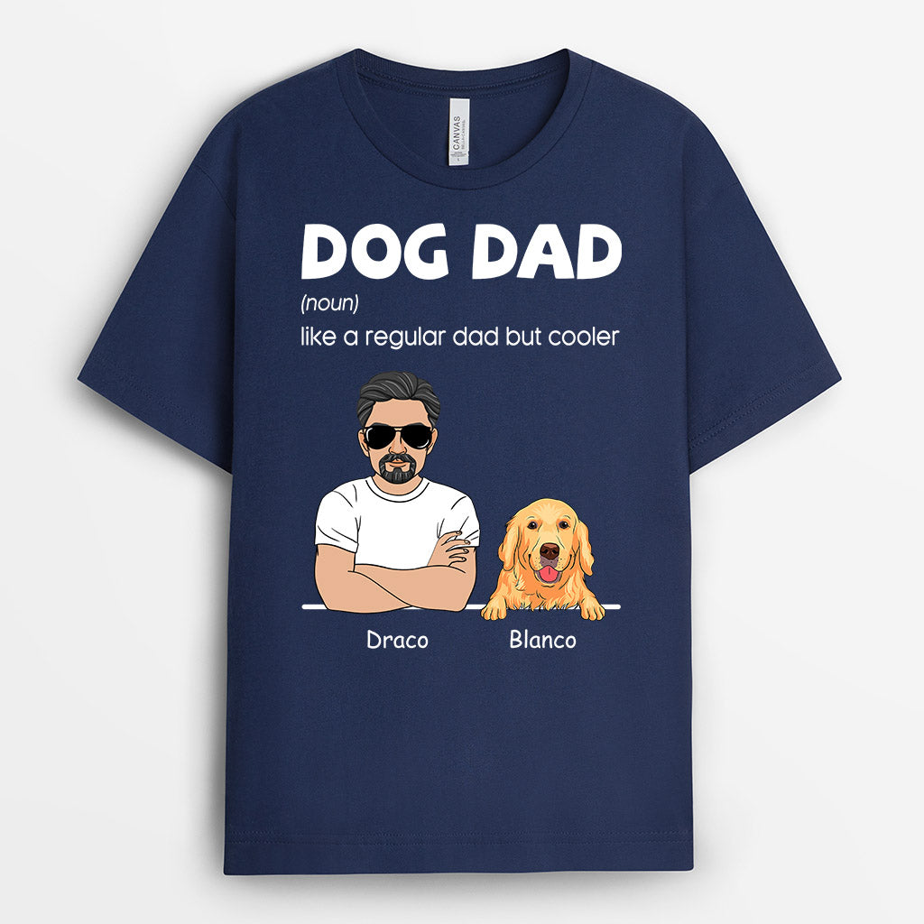 Dog Dad Personalised Gifts T shirts for Dog Lovers