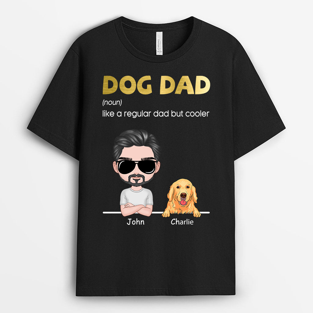 Dog Dad Personalised Gifts T shirts for Dog Lovers Custom