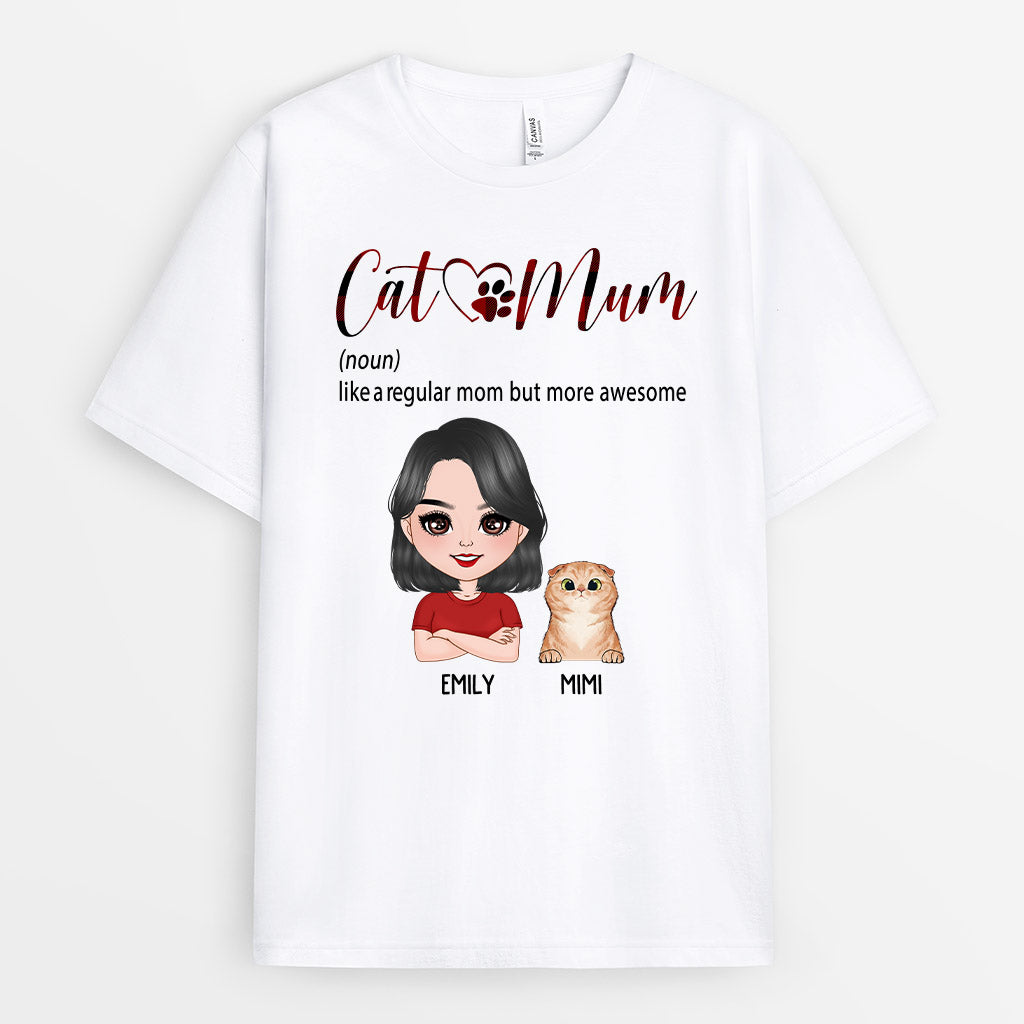 Cat Mum - Personalised Gifts | T-Shirts For Cat Lovers