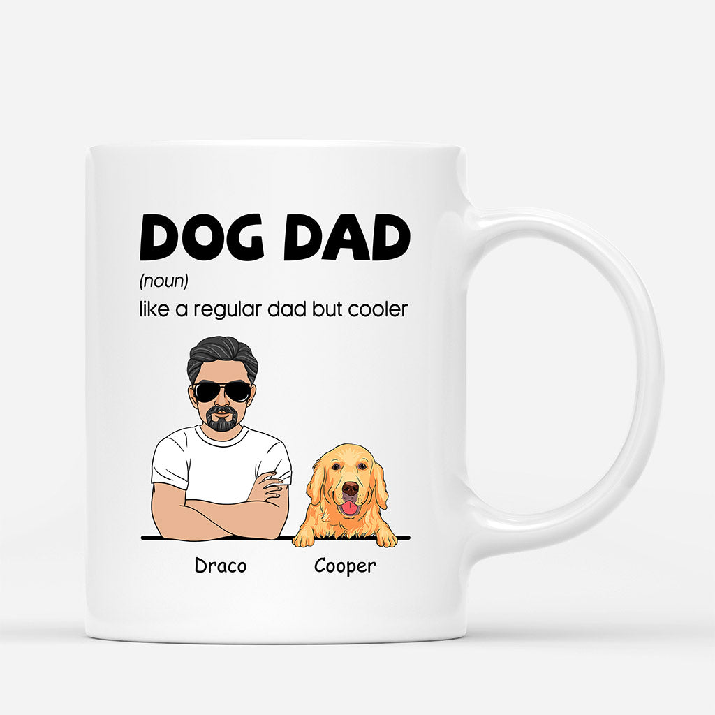 Dog Dad - Personalised Gifts | Mug for Grandpa/Dad