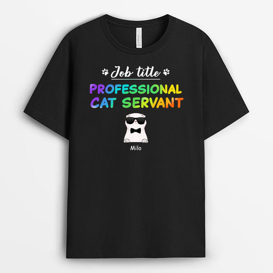 0241A140DUK1 Customised T shirts gifts Cat Lovers Text