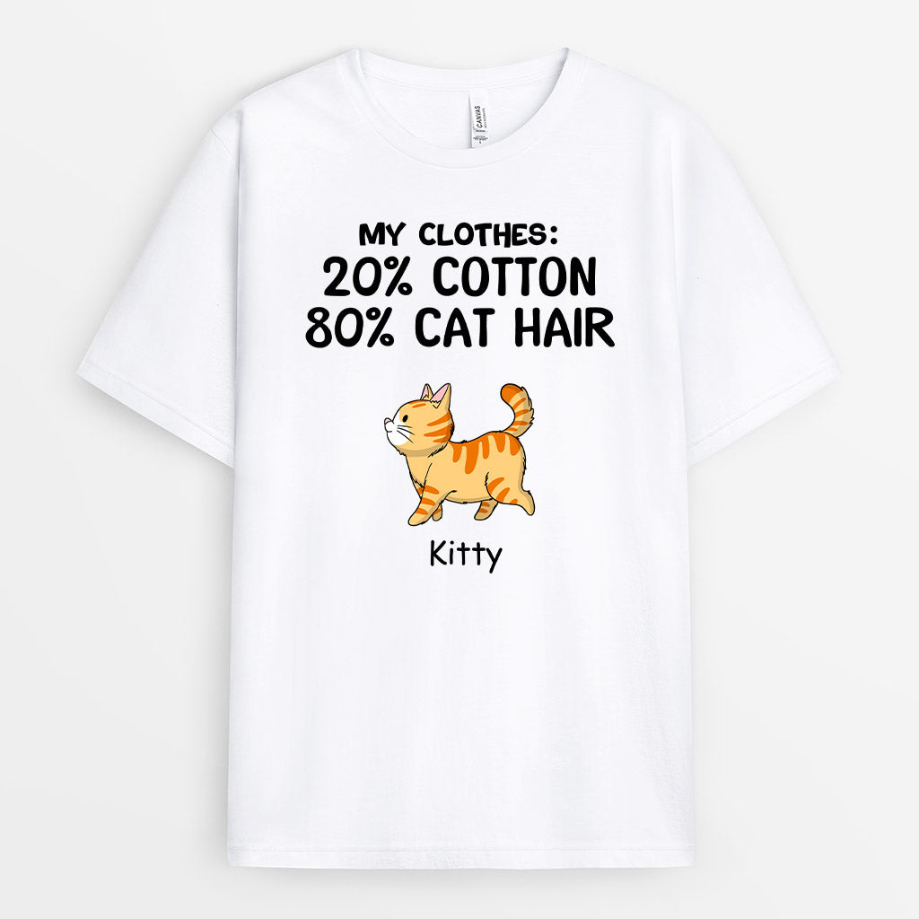 My Clothes - Personalised Gift | T-shirt for Cat Lovers