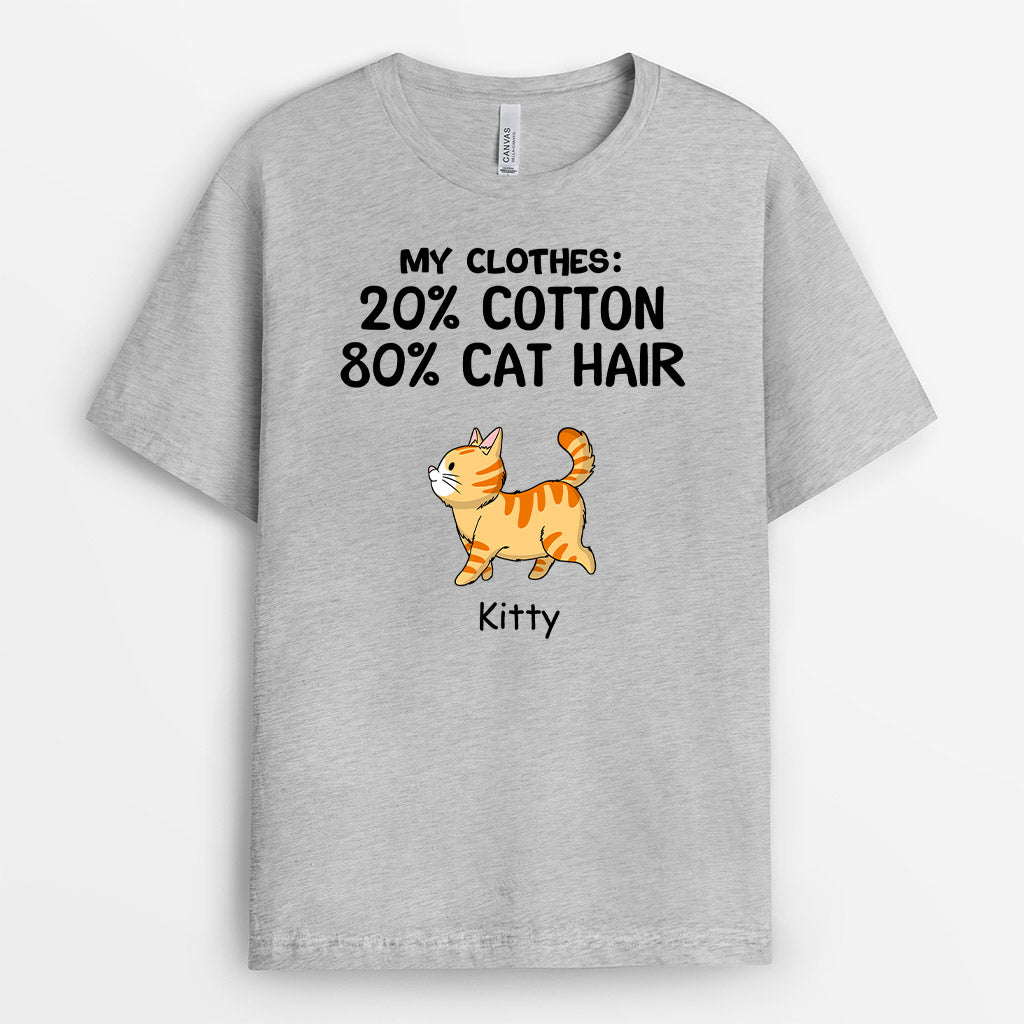 My Clothes - Personalised Gift | T-shirt for Cat Lovers