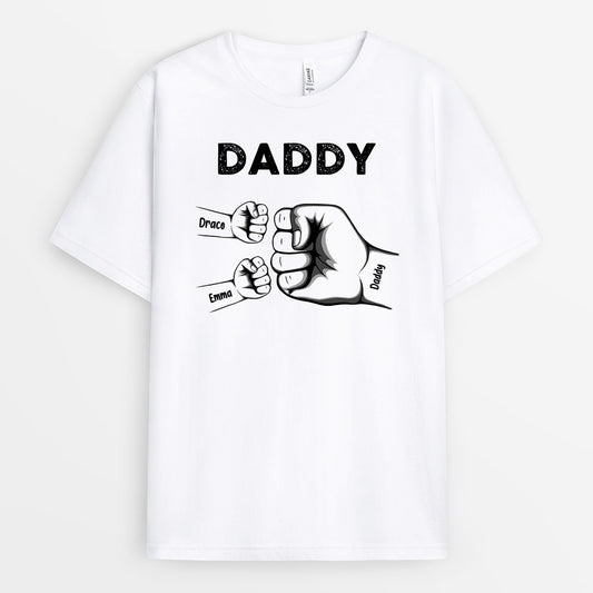 0263A148BUK1 Customised T shirts gifts Fist Grandpa Dad