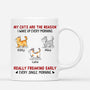 0270M248DUK1 Personalised Mug presents Cat Lovers Text_1