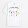 0284A148AUK1 Personalised T shirts gifts Hand Grandma Mom Garden