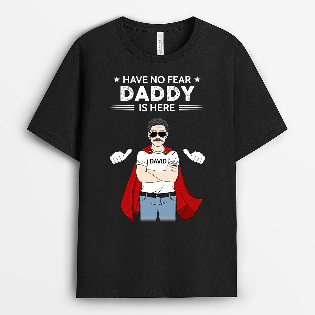 Daddy Grandpa Is Here - Personalised Gifts | T-shirts for Grandpa/Dad