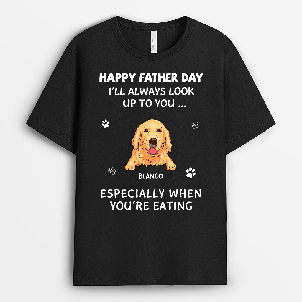 Dog Dad Happy Father's Day - Personalised Gifts | T-shirts for Dog Lovers