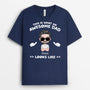 0343A268BUK1 Personalised T shirts presents Man Grandpa Dad