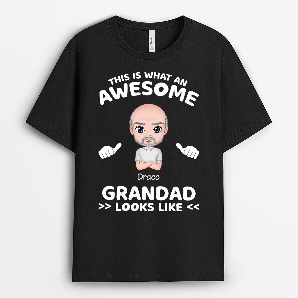 0343A268BUK2 Customised T shirts gifts Man Grandpa Dad