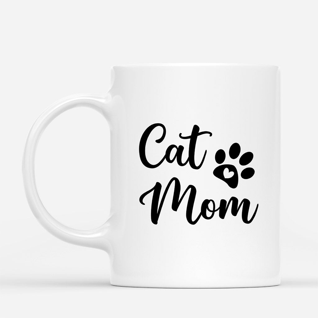 0349M247DUK3 Personalised Mug gifts Girl Cat Lovers