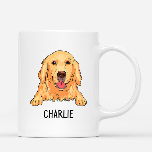 0358M240CUK2 Customised Mug presents Dog Lovers Text