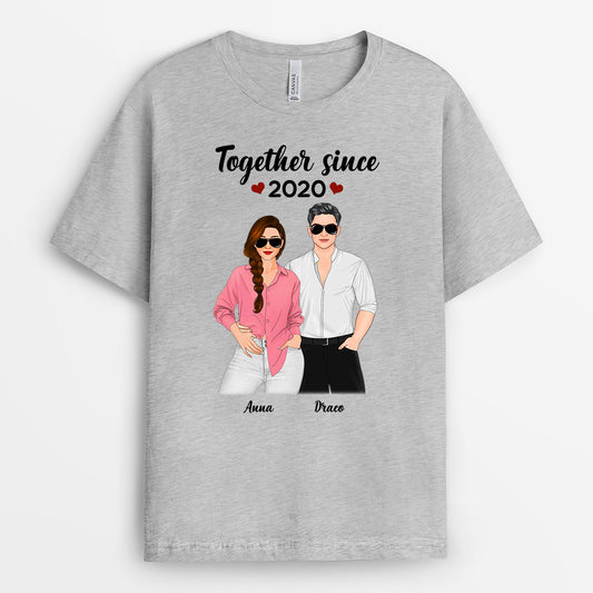 0367AUK2 Customised T shirts Presents Couples