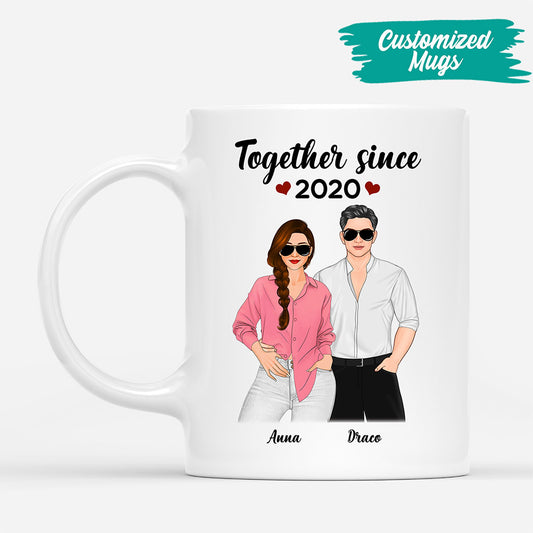 0367M160GUK2 Personalised Mug gifts Couples