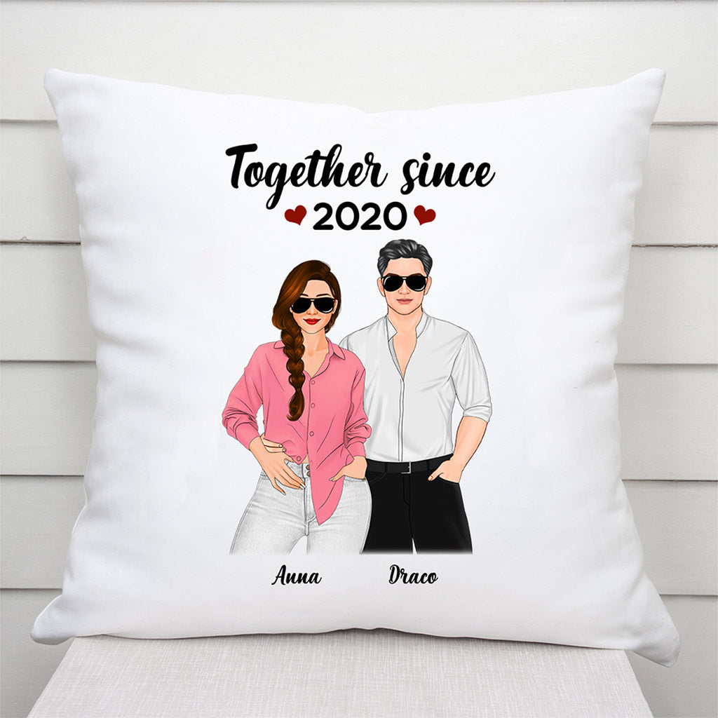 Together Since - Personalised Gifts | Pillow for Couples/Lovers