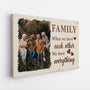 0385C150IUK2 Customised Canvas gifts  Family Photo Text