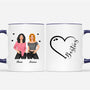 0388M147FUK1 Customised Mug gifts Besties Heart