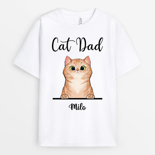 0400AUK2 Personalised T shirts Gifts Cat Cat Lovers