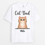 0400AUK2 Personalised T shirts Gifts Cat Cat Lovers