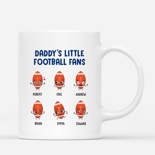 0402MUK1 Personalised Mugs Gifts Ball Mum Dad