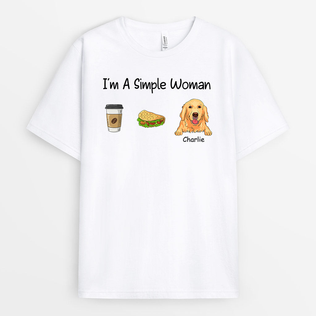 I'm A Simple Girl - Personalised Gifts | T-shirts for Dog Lovers