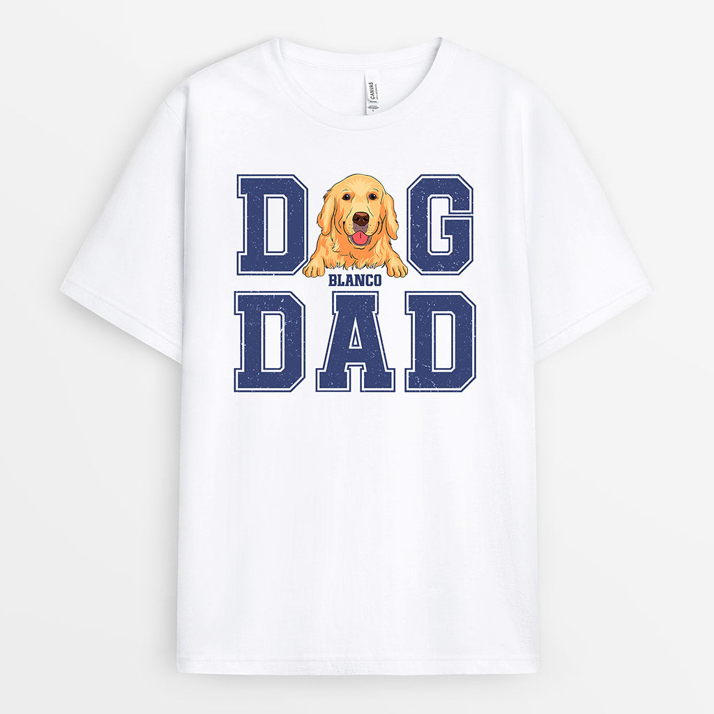 Dog Dad - Personalised Gifts | T-shirts for Dog Lovers