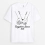 0415A207GUK1 Customised T shirts gifts Hand Couples Lovers