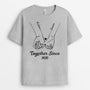 0415A207GUK2 Personalised T shirts presents Hand Couples Lovers