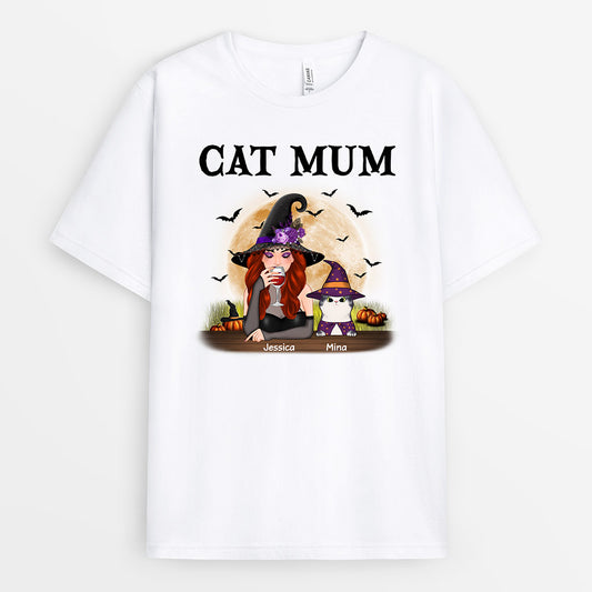 0436A280DUK1 Personalised T shirts Presents Cat Mom Halloween_e3f8d17c af00 46d5 89fa d10c758d5317